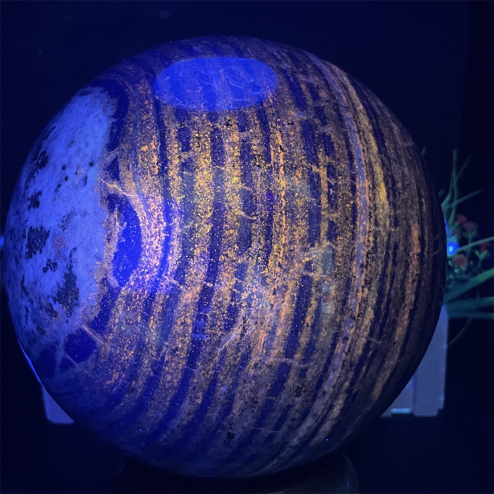 27.5LB 7.3″ Large Lapis Lazuil Sphere Ball Quartz Crystal Healing Reiki Energy