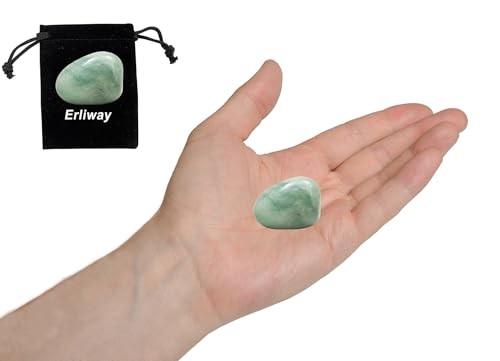 Green Aventurine Crystal Tumbled Healing Stone, 1.25-2.0″, Natural Polished Gems