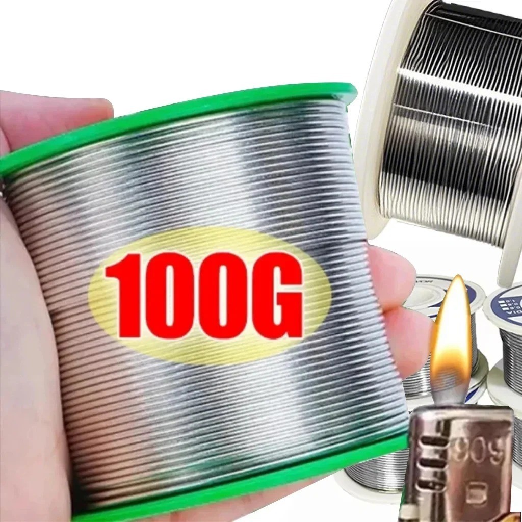 0.8mm 1.0mm Rosin Core Solder Wire 20g 50g 100g No Clean Flux 2.0%
