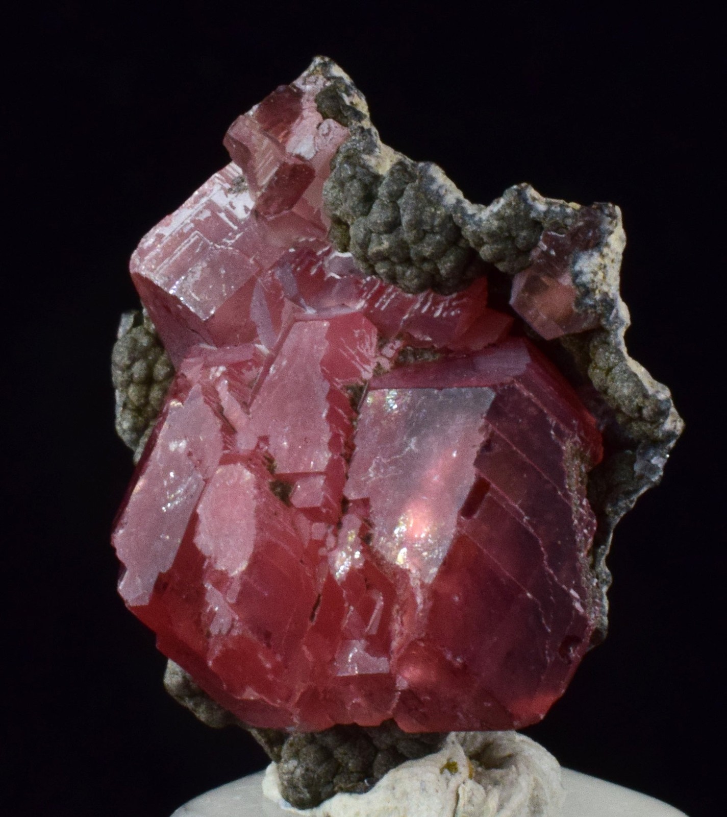 2.1cm RHODOCHROSITE STEPPED CRYSTALS PERU OLD STOCK UCHUCCHACUA MINE RB731