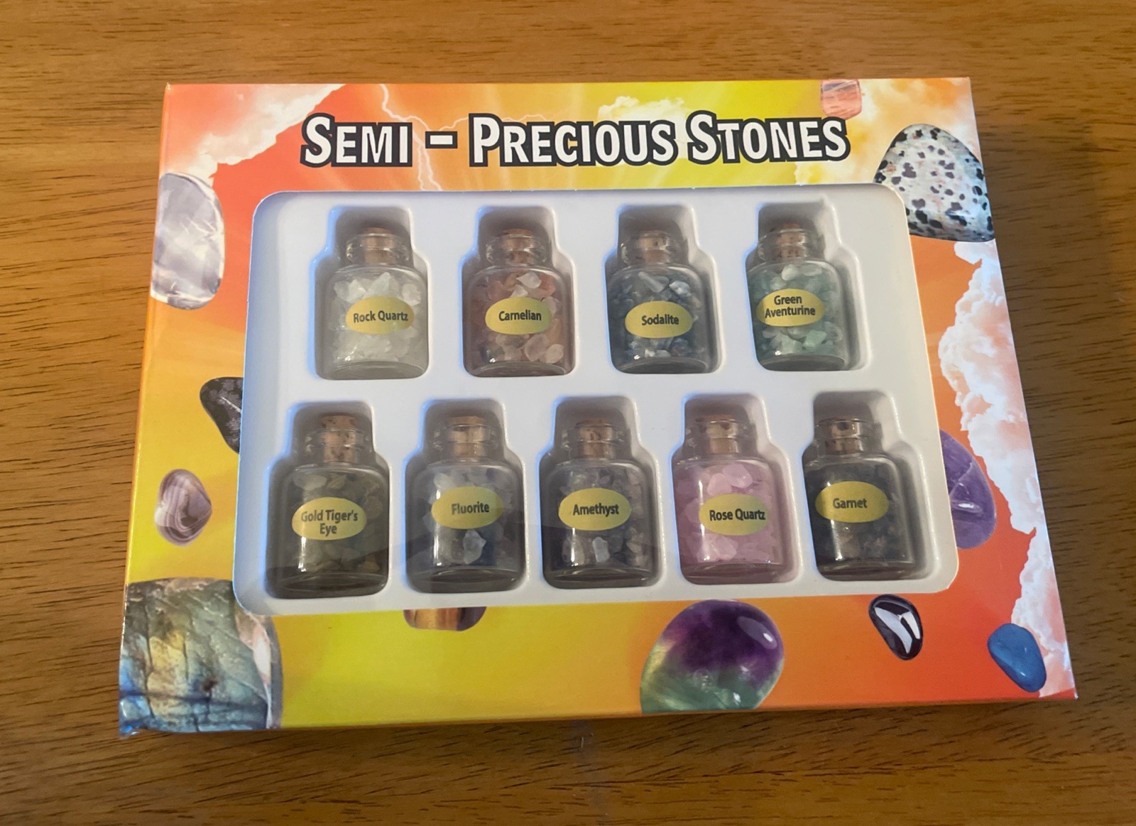 Semi-precious Stones New In Box Set Of 9 Crafts Science Shanghai CXD Gem Internl