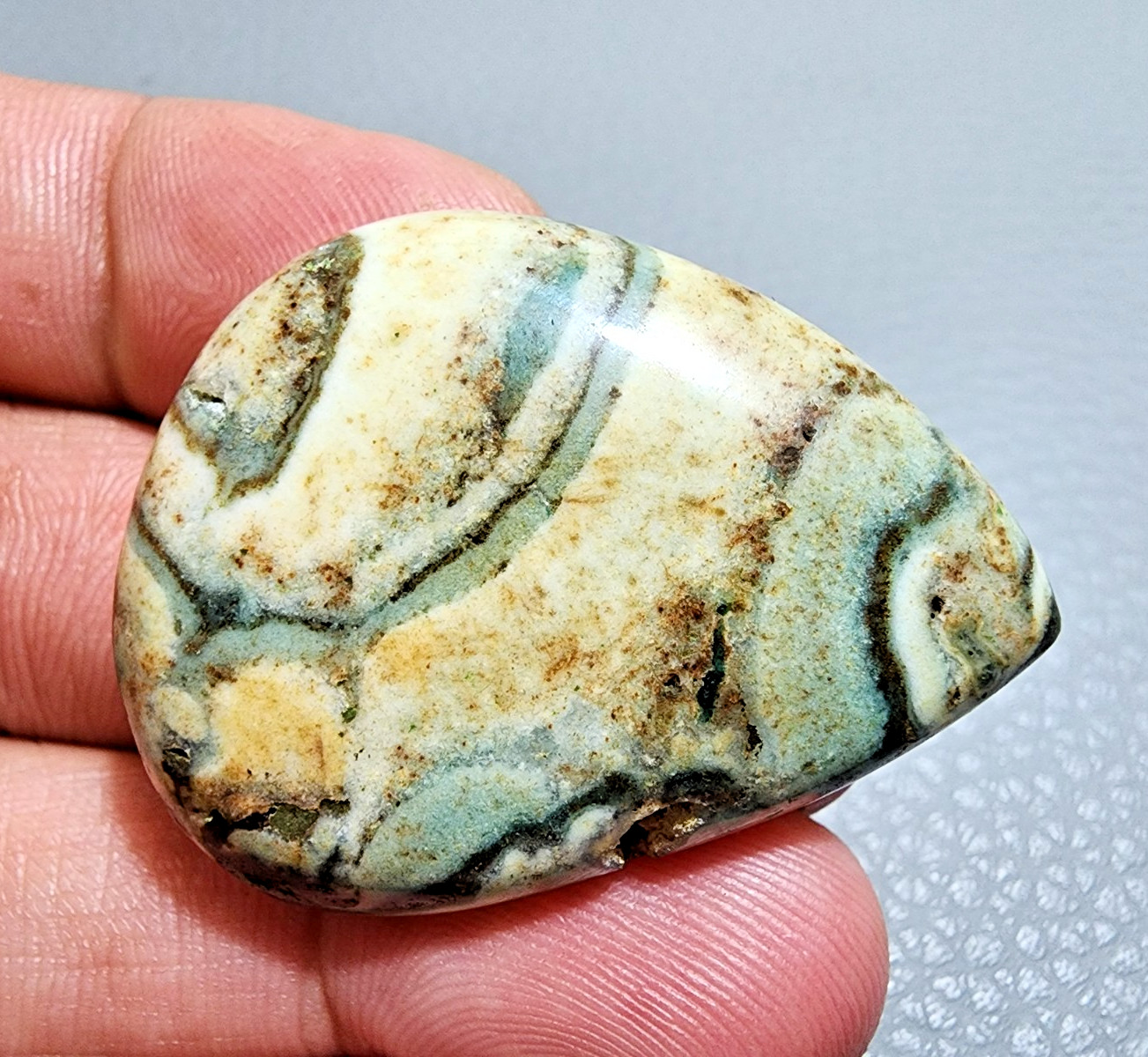 67.20 Crt Attractive Mariposite Gemstone Cabochon Polished Stone Jewelry Making