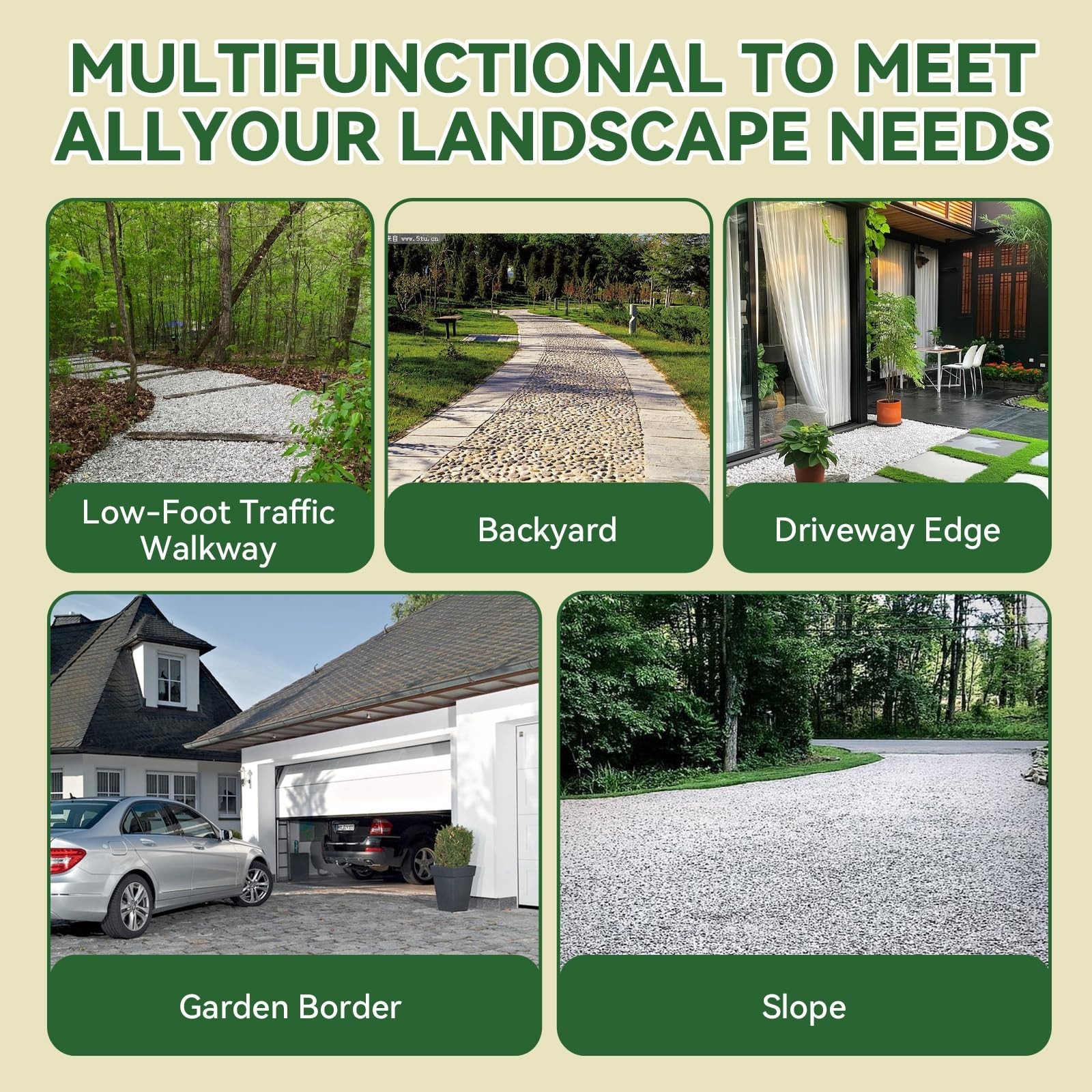 32 Oz Rock Glue for Landscaping – Clear Gravel Adhesive, Stabilizer for Walkways