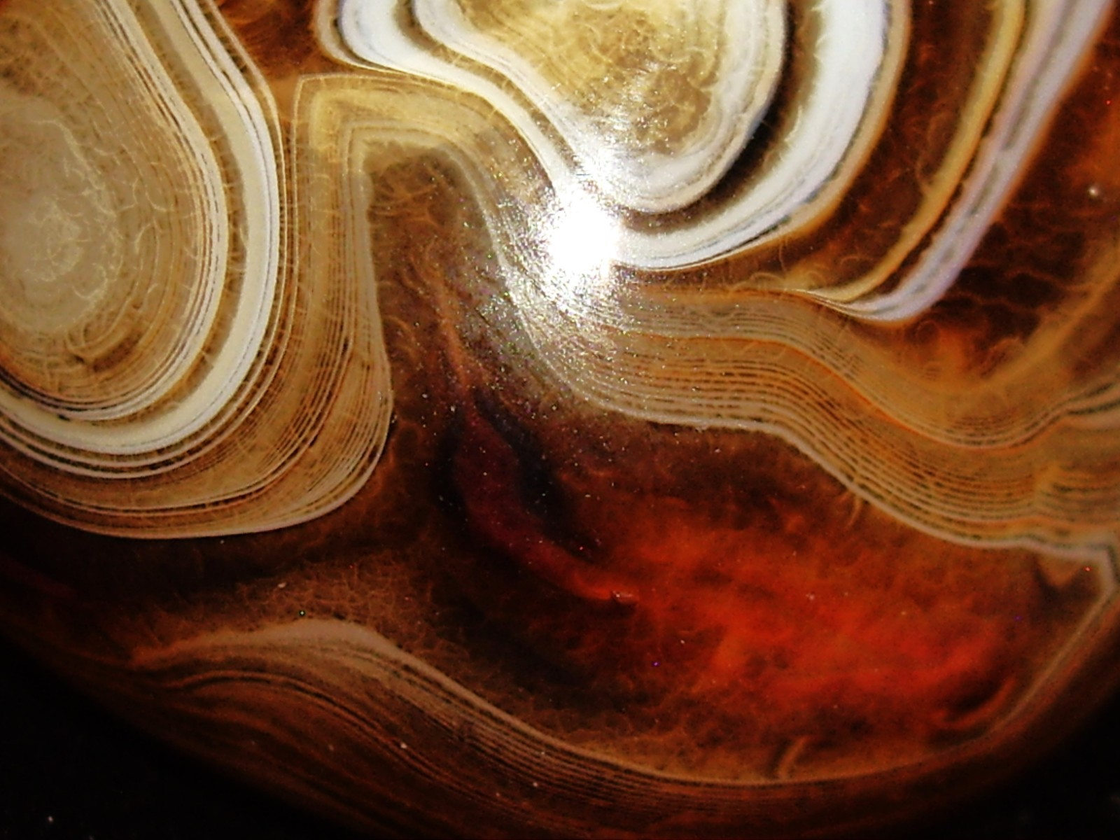 Beautiful Translucent Banded Agate Polished Pebble from Madagascar 28.6g