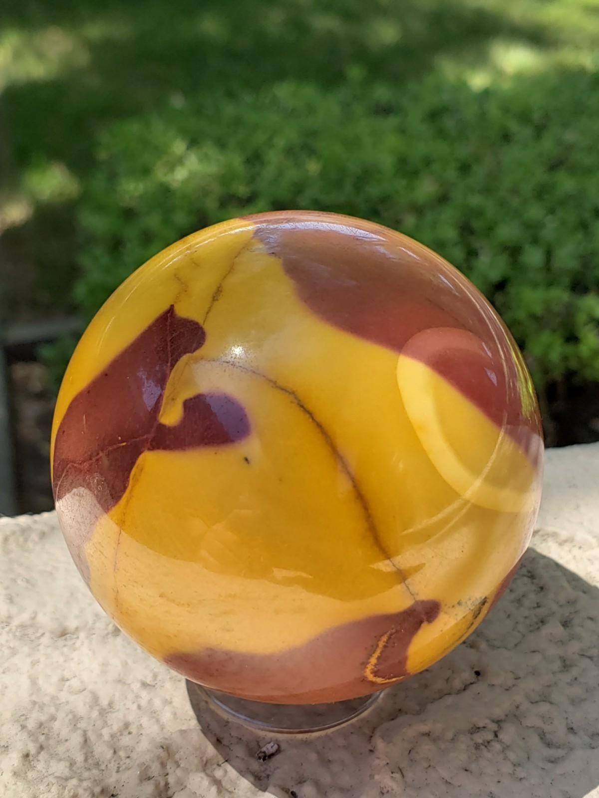 2.5″ Mookaite Jasper Crystal Sphere Ball Orb, 341g or 12 oz