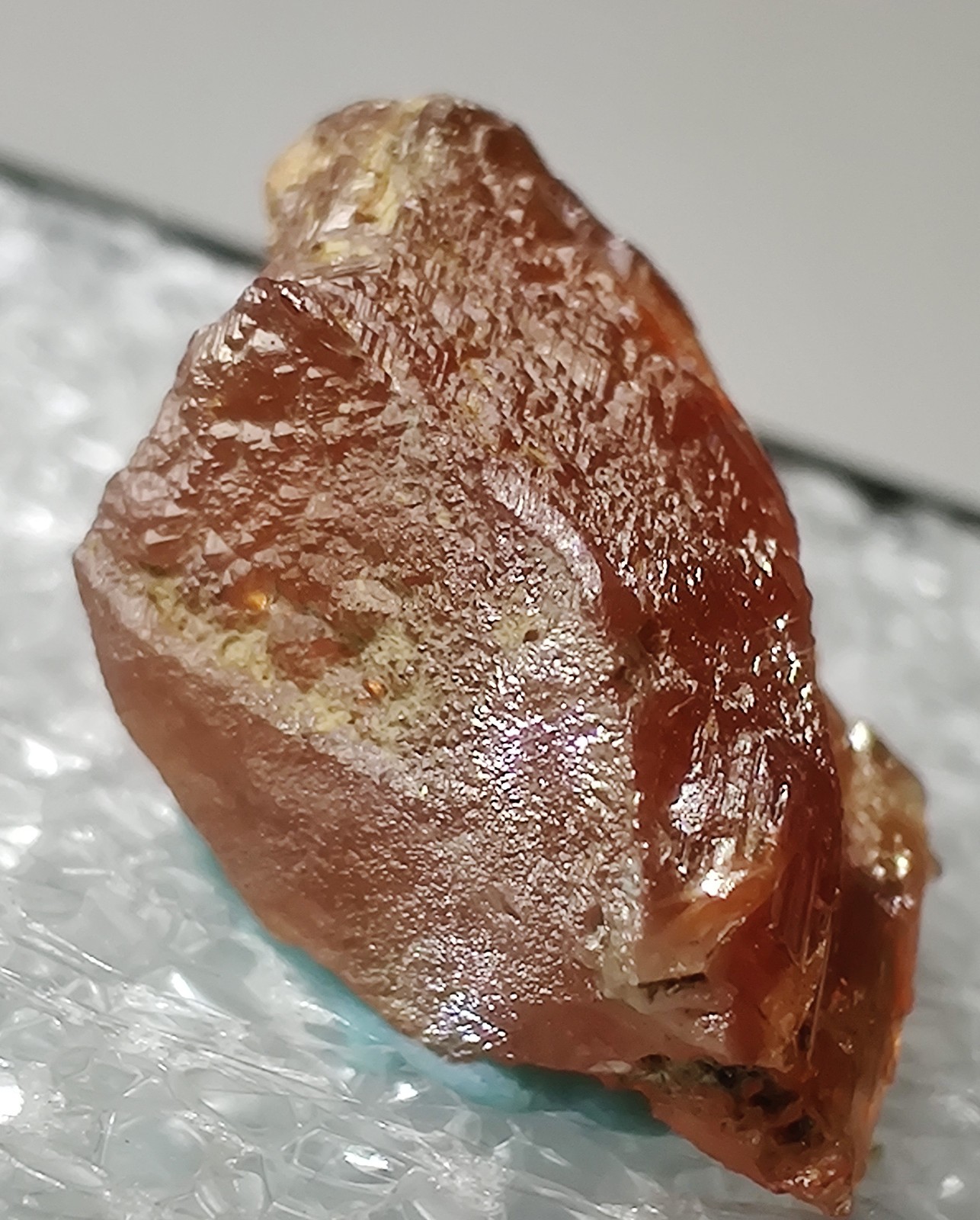Spessartine Garnet crystal. Little Three Mine, Ramona, California. 1.3 cm.