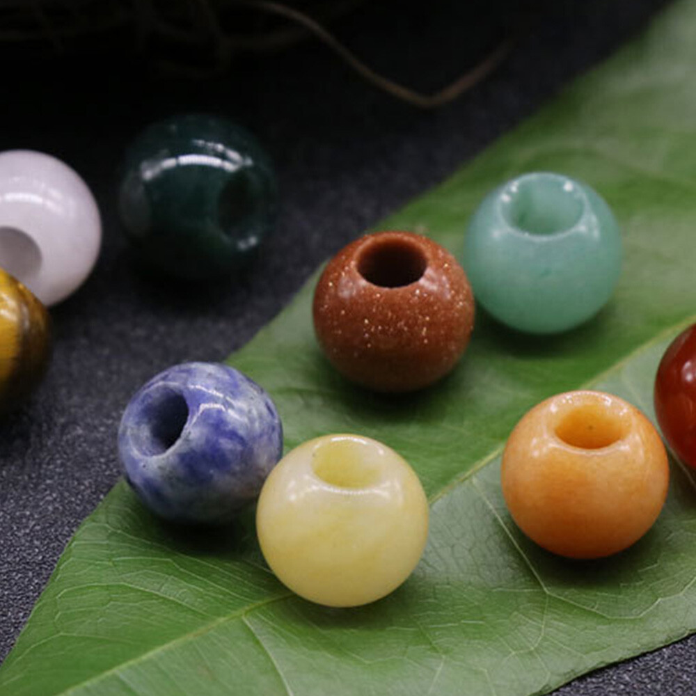 5*12mm Large Hole Rondelle Loose Charms European Beads Bracelet Jewelry Making