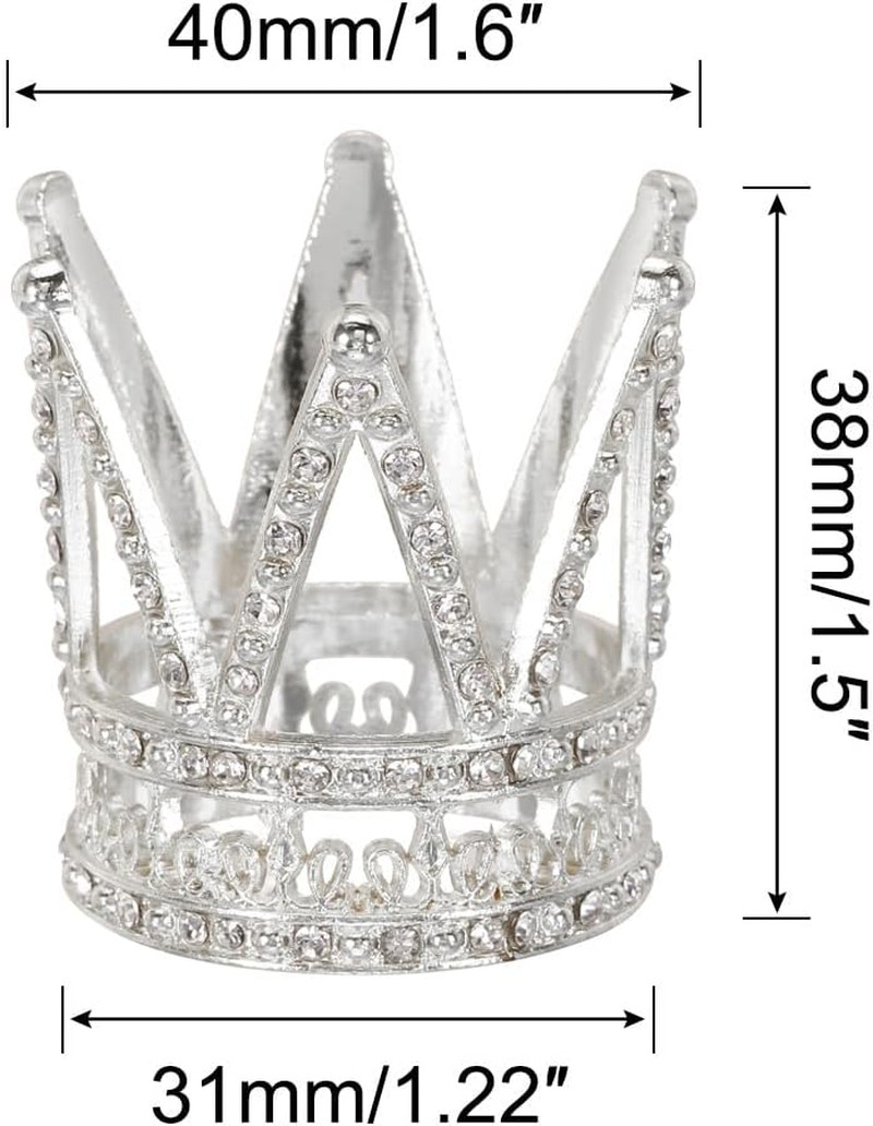 Crystal Ball Display Holder Crown Shaped Egg Stand Alloy Glass Ball Stand Displa