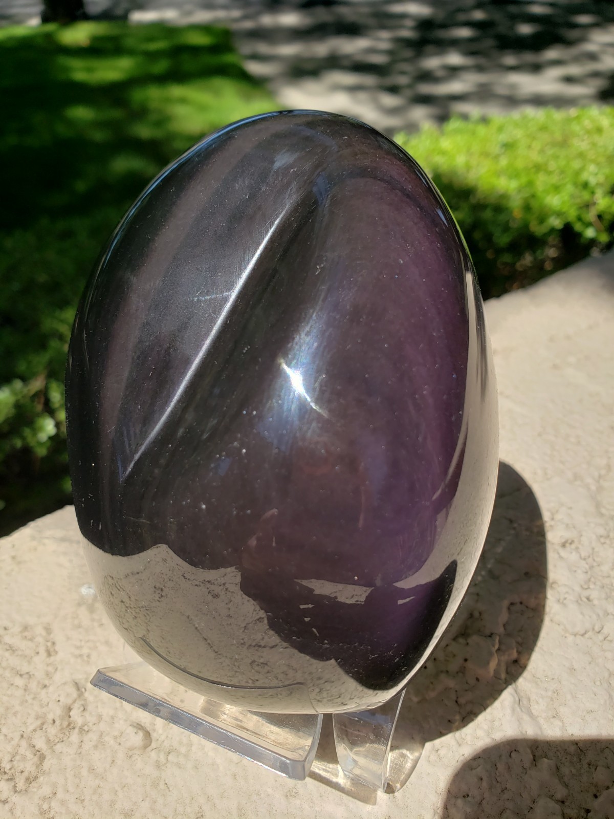 4.5″ Rainbow Obsidian Crystal Puffy Star Free Form, 518g or 1.1 lb
