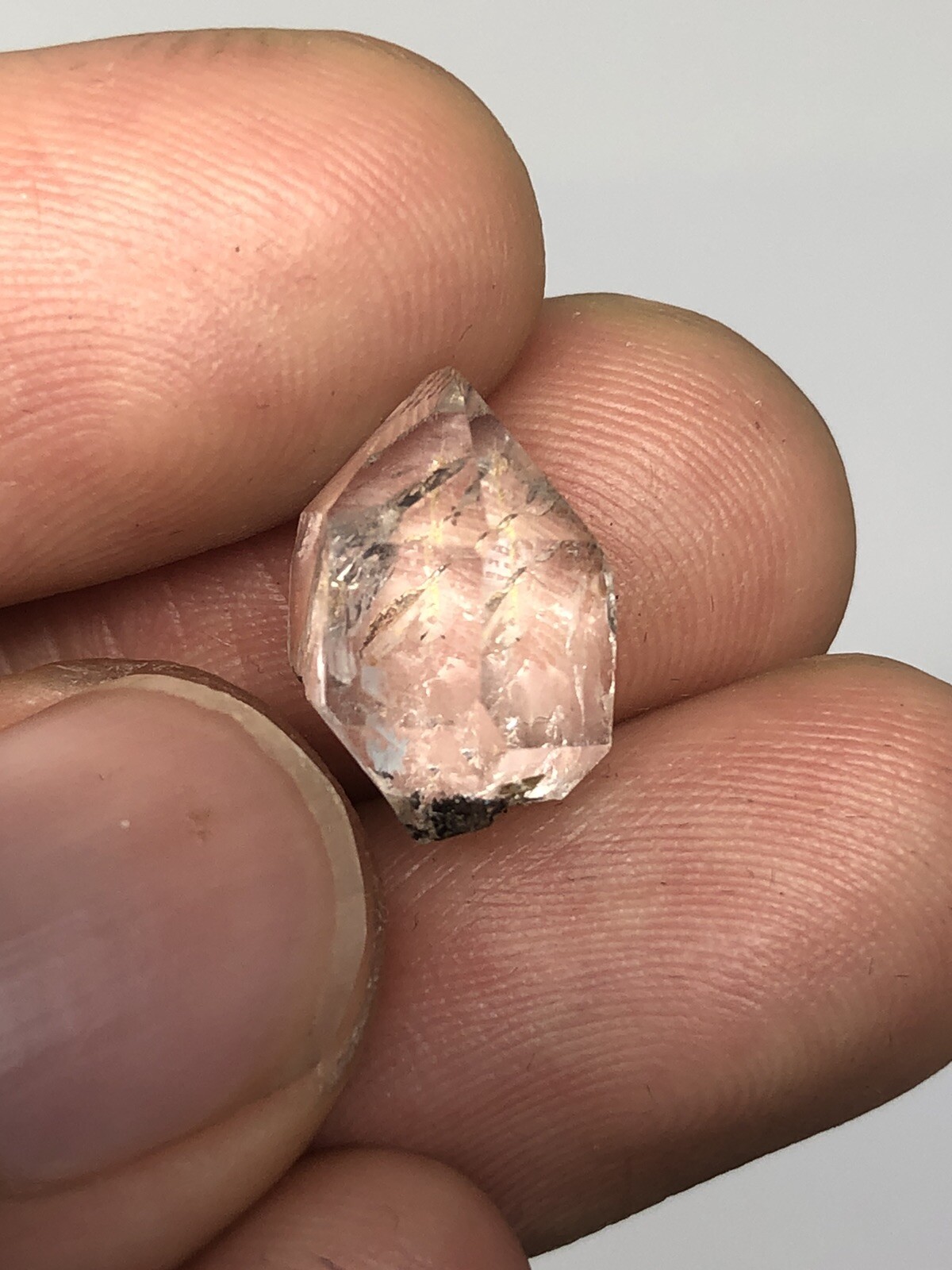 4 Piece Set Collection Herkimer Diamond Quartz 5.8g raw & Water Washed Only C1