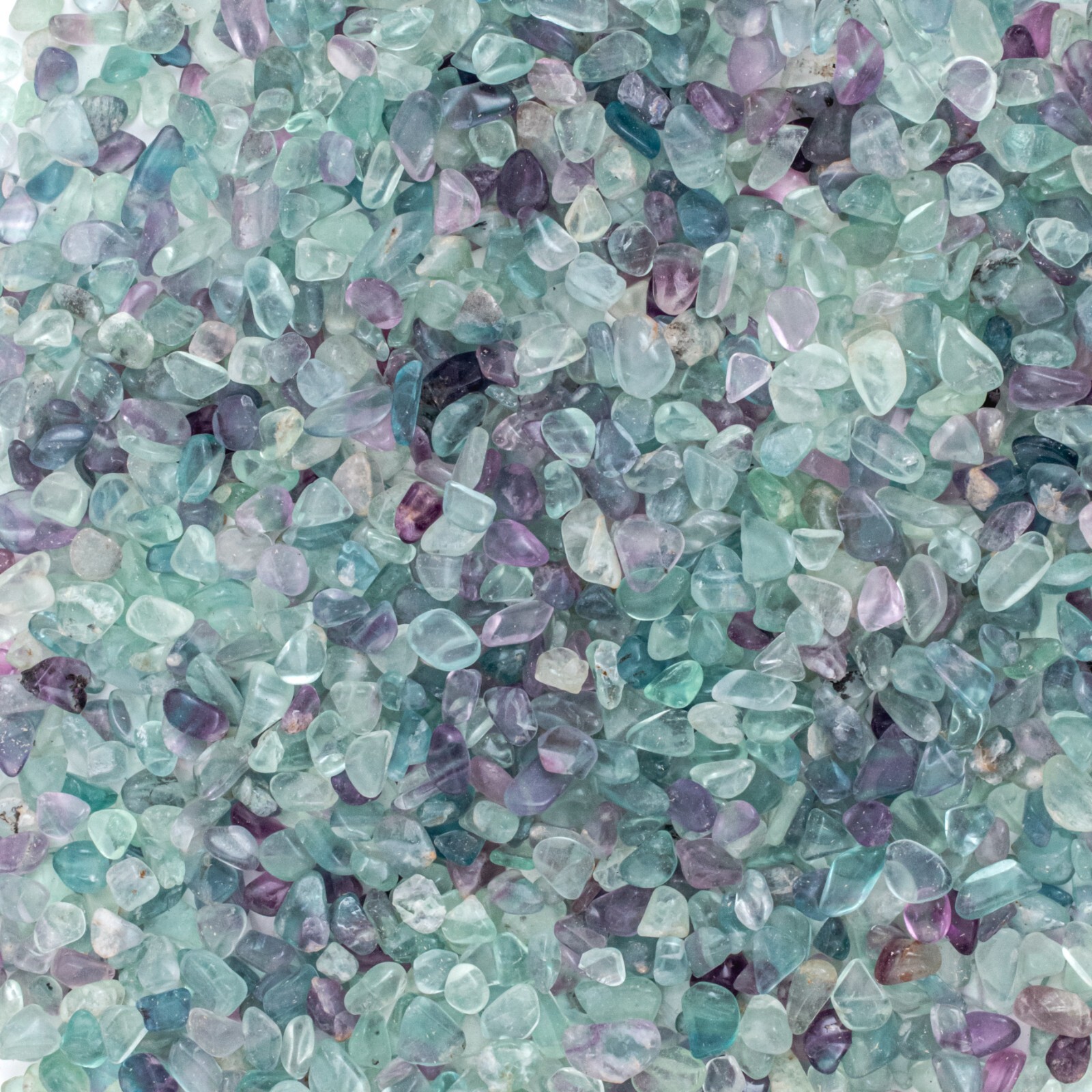 1/4 lb Extra Small Tumbled Rainbow Fluorite Gemstone Crystals Gem Chips Crafts