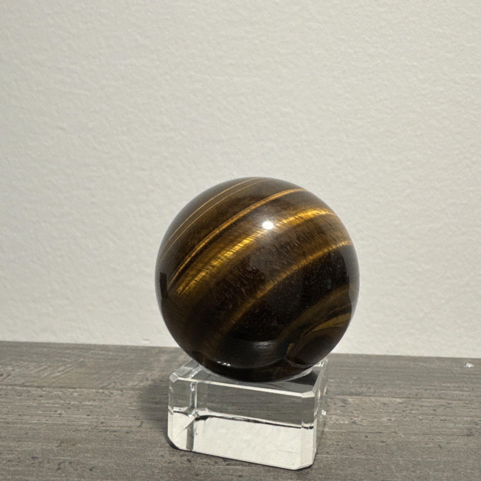 Tiger Eye Crystal Sphere 174 Grams 50 mm