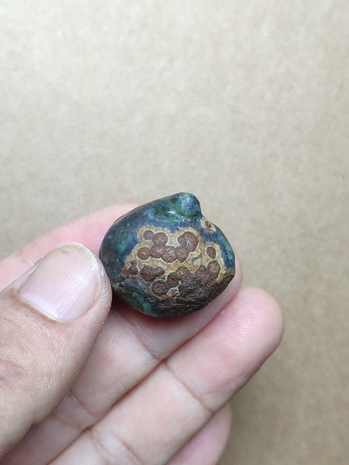 26mm Beautiful Natural Gobi Agate eye agate Landscape stone