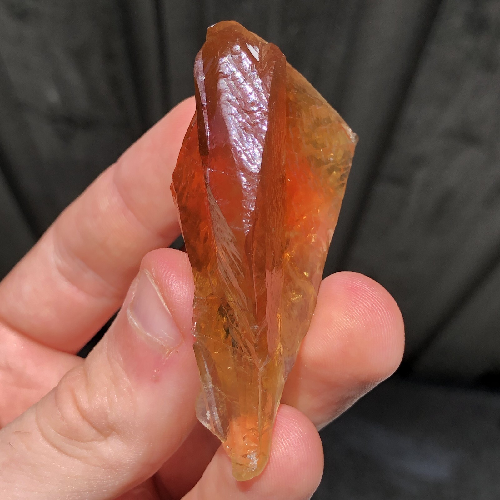 6.8cm Golden Calcite Crystal from Rancho de Ballestero, Baja California, Mexico