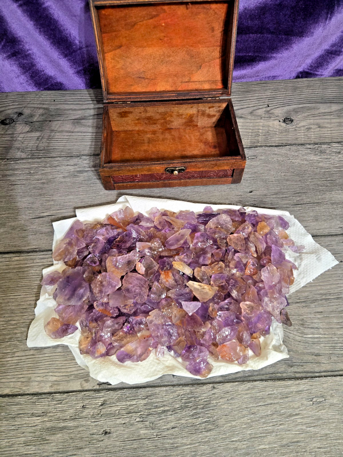 RAW BOLIVIAN AMETRINE 2 oz Lot – Clean Natural Rough