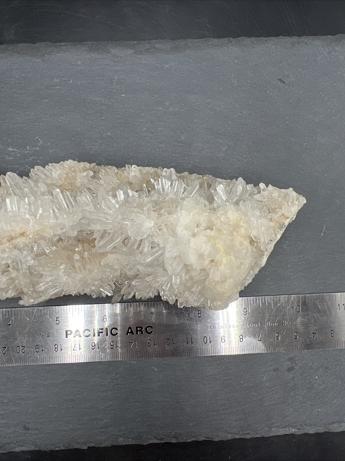1.13 Lbs. Natural White Clear Quartz Crystal Cluster Rough Specimen
