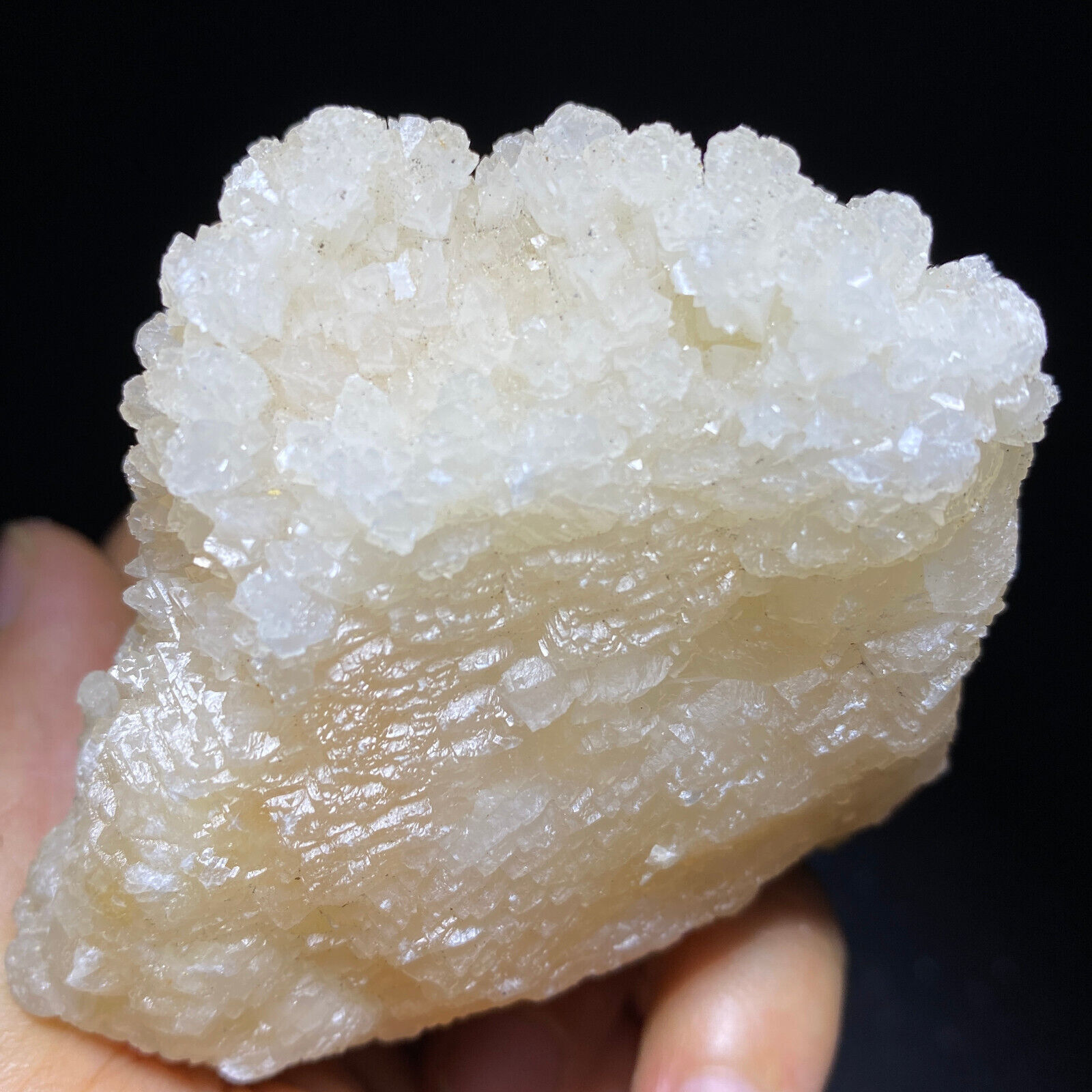 200g Beautiful Natural Yellow Triangle Calcite Crystal Cluster Mineral Specimen