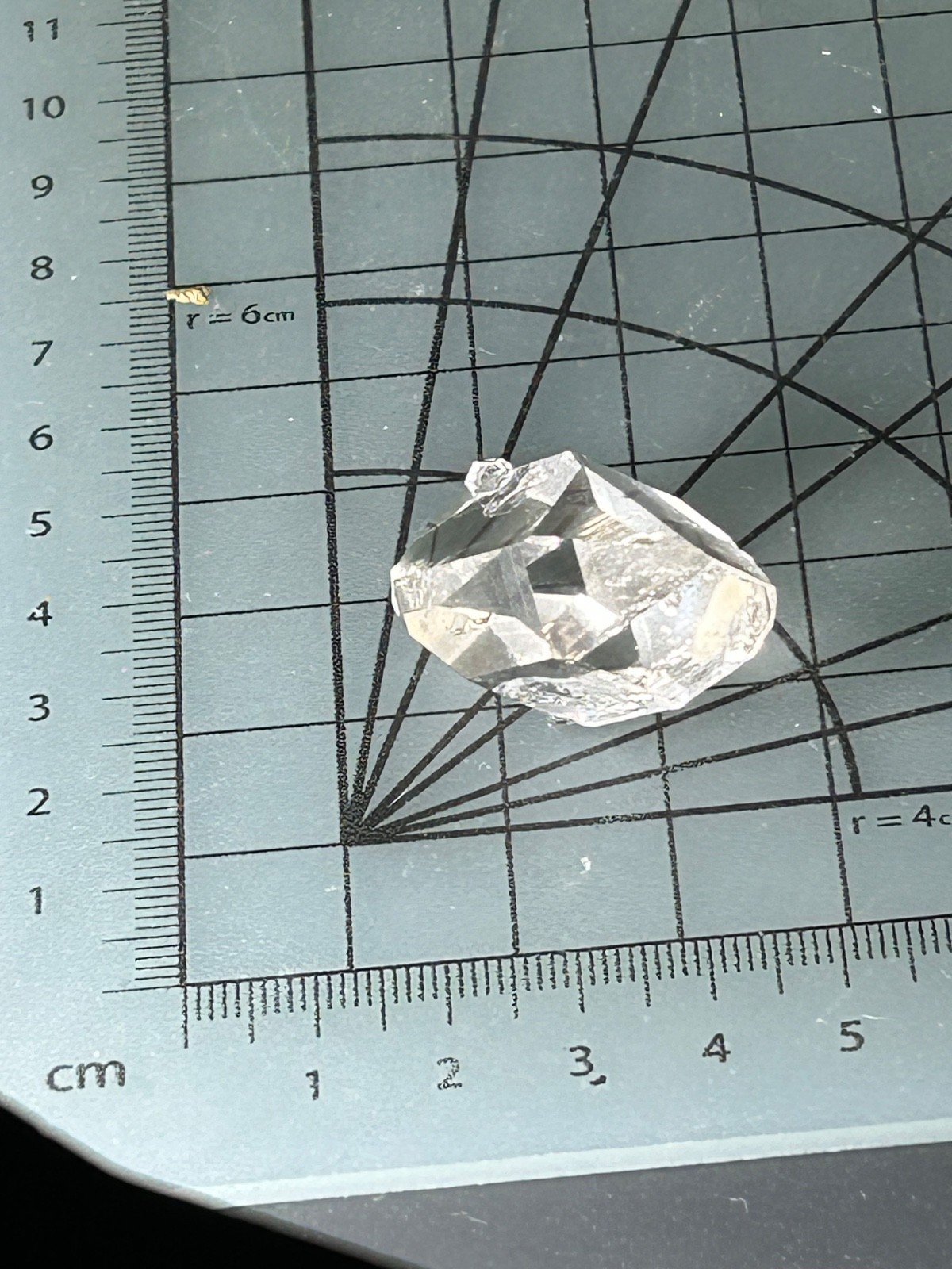 Herkimer Diamond Crystal * Trapped Air Pocket* Super Clear