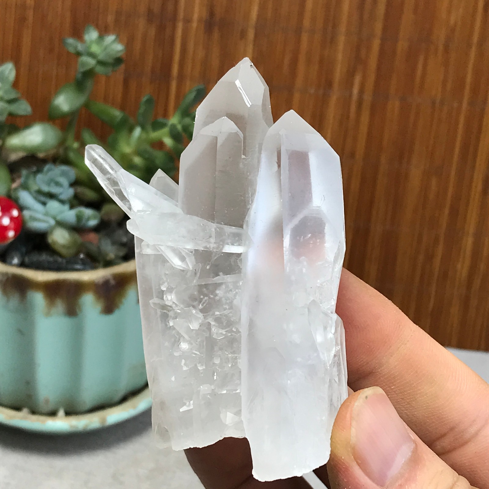 78-47-27mm Natural crystal clusters pretty Quartz Mineral Specimen 110g A6989