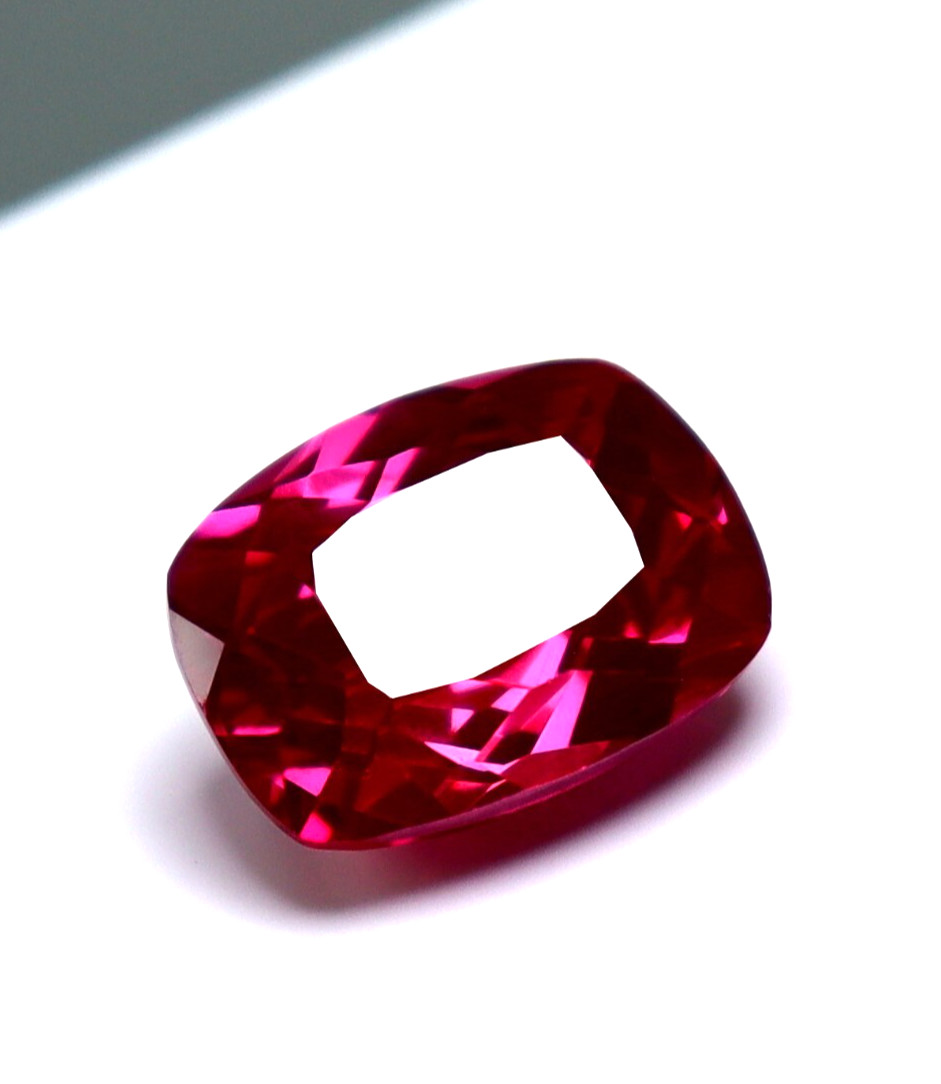 Natural Cushion Cut Pink Spinel Loose Certified Gemstone 8.05 Ct