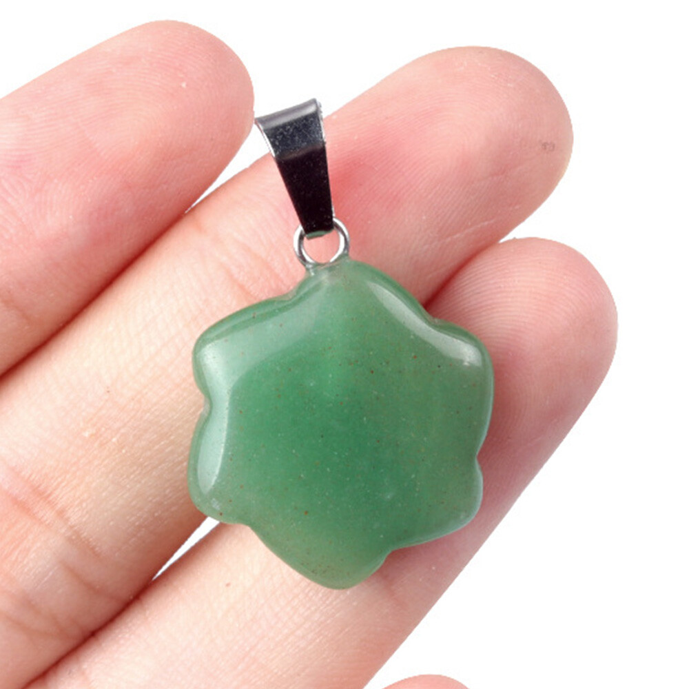 20mm Flower Shaped Pendant Crystal Stone Gemstone Beads for Jewelry Making DIY