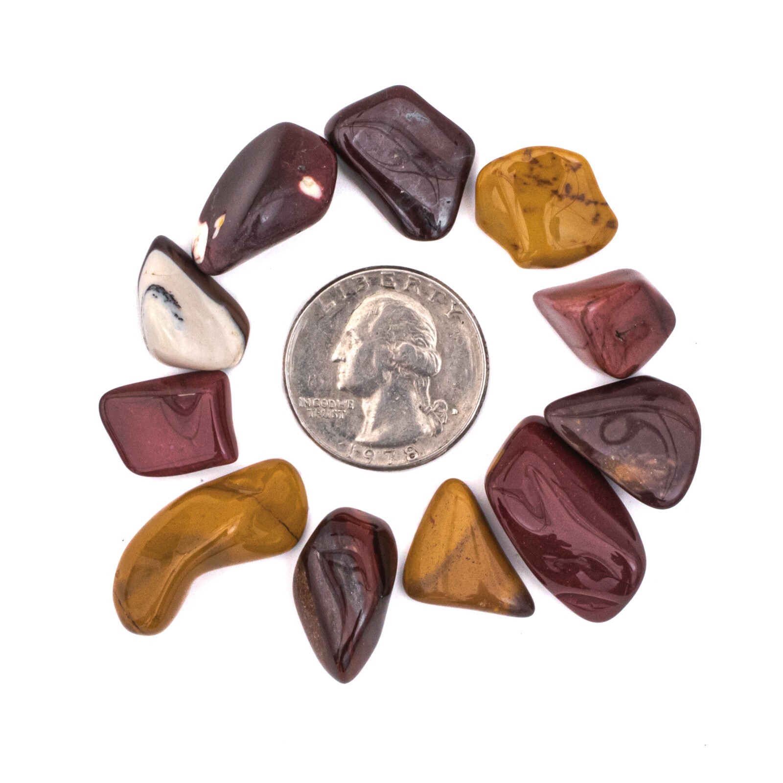 Tumbled Mookaite Jasper Gemstone Crystal Bulk Gems Wholesale Metaphysical Store