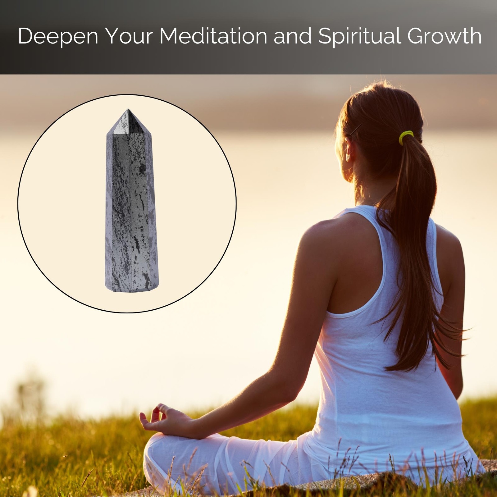 Natural Hematite Obelisk Point Crystal Tower 2.5-3″, Healing Crystals and Stones