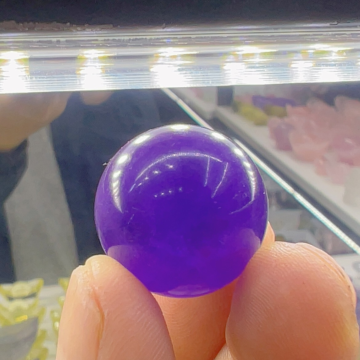 1pc Natural Amethyst Quartz Sphere Crystal Ball Reiki Healing 20mm