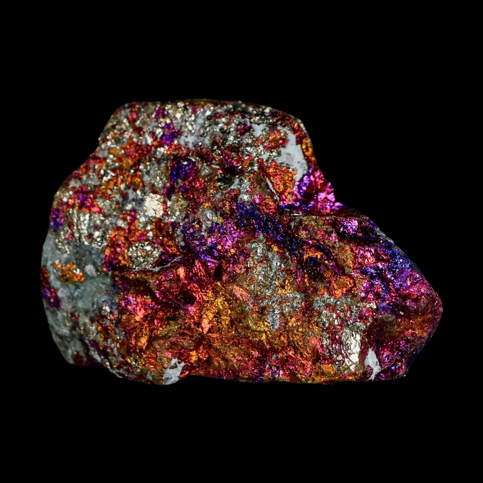 2.4″ Chalcopyrite Bornite Brilliant Multicolored Peacock Ore Chihuahua Mexico