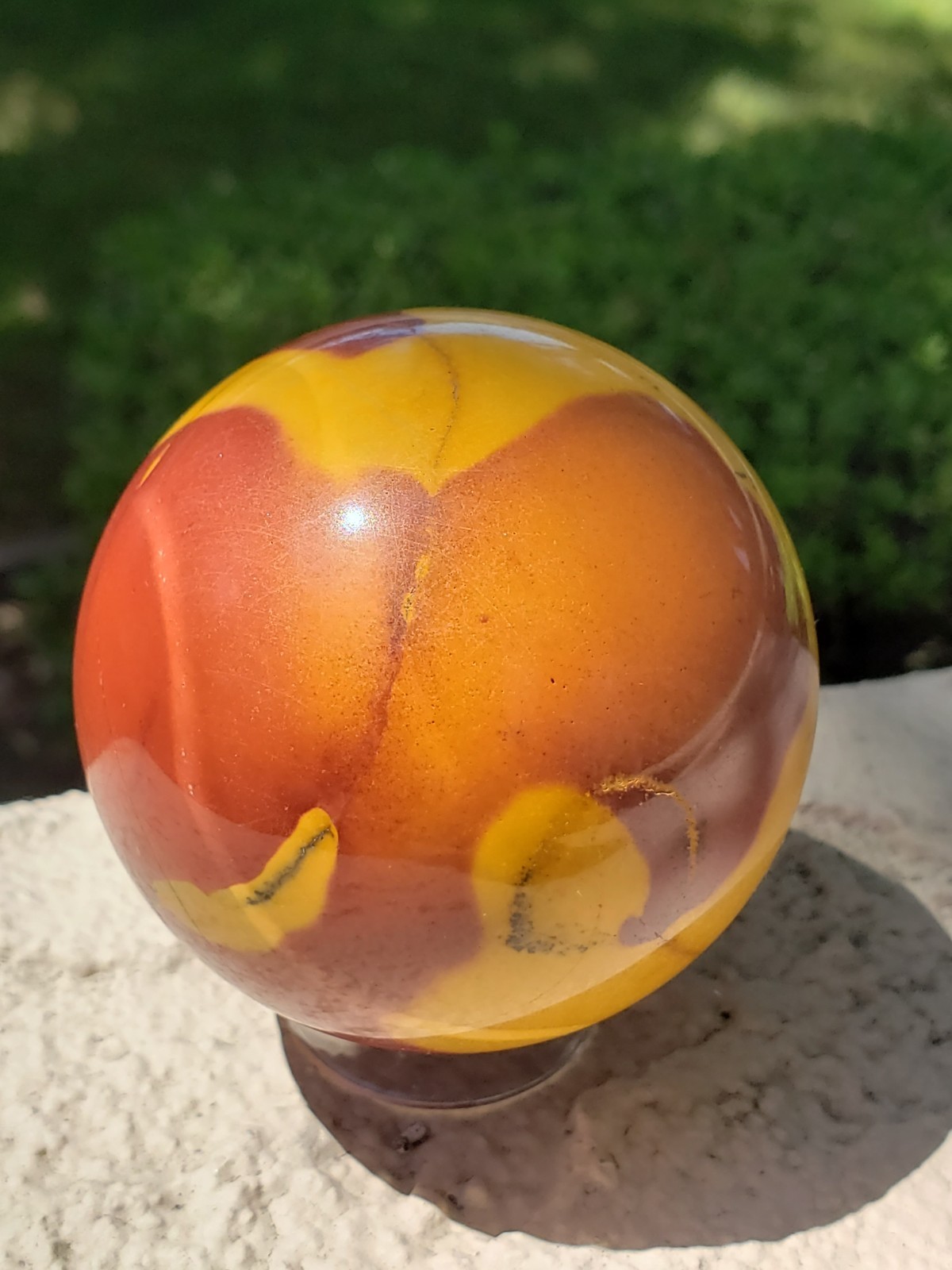 2.5″ Mookaite Jasper Crystal Sphere Ball Orb, 341g or 12 oz