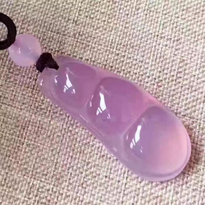 Natural Pink Carnelian Carved Necklace Adult Collector’s Item