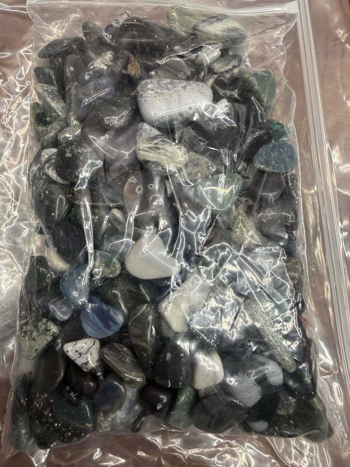 Rock & Mineral Collection Agate Fossils Tumbled Stones Garnet Mixed Gem Lot