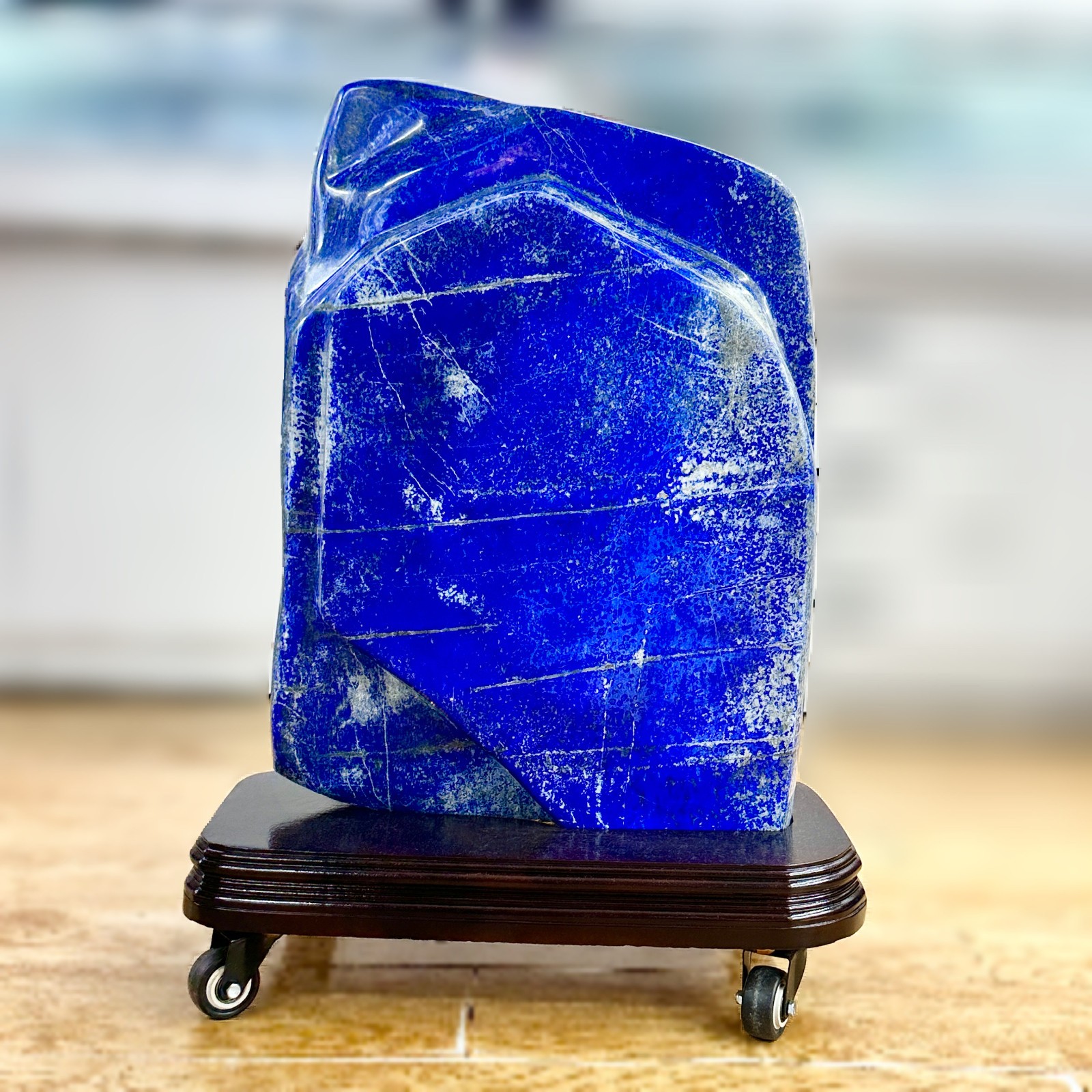 171LB TOP natural Lapis lazuli quartz Raw stone ornament crystal healing