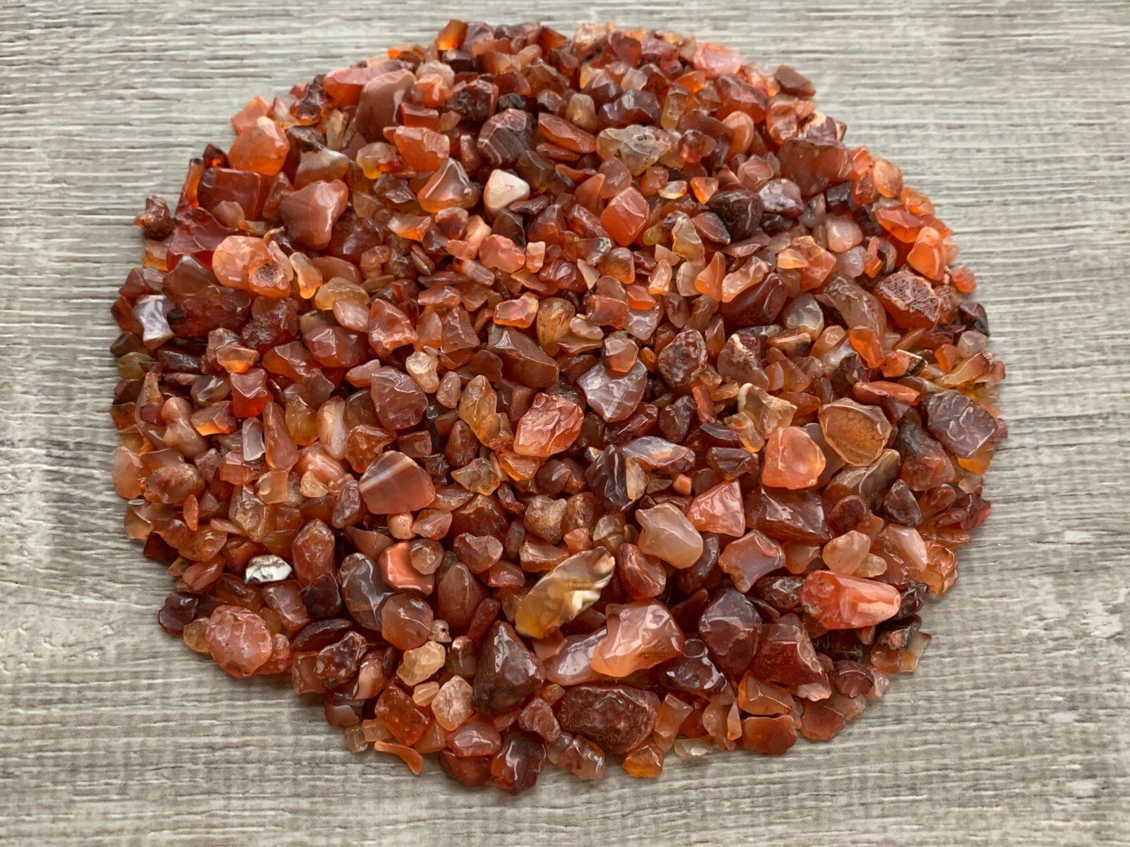 Grade A++ Carnelian Semi Tumbled Gemstone Mini Chips 8-25 mm, Wholesale Bulk Lot