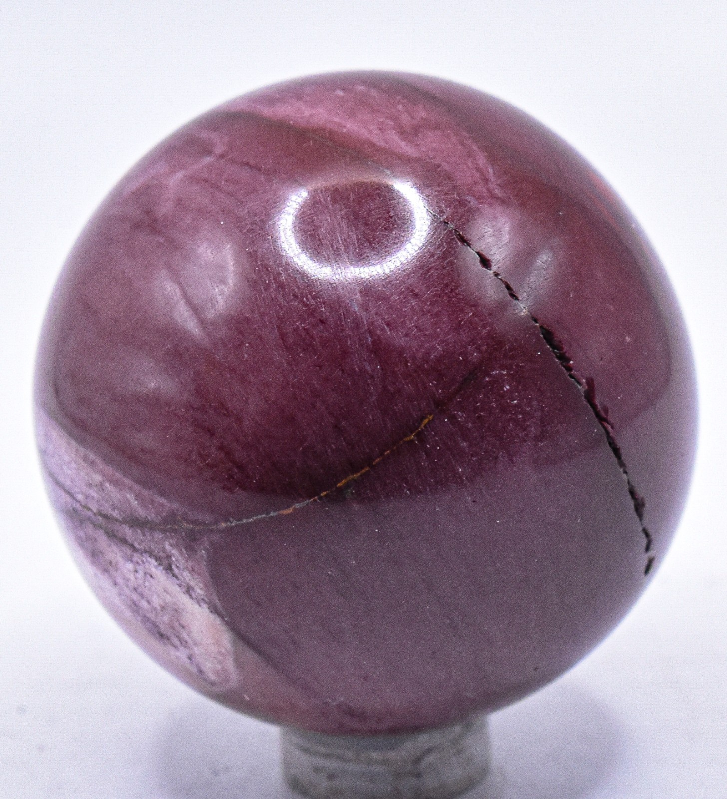 48mm Purple Mookaite Jasper Sphere Polished Gemstone Crystal Mineral – Australia