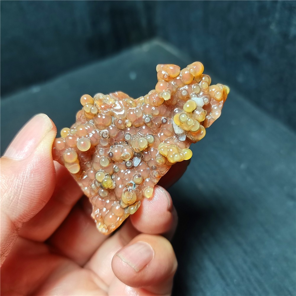 Rare 38.2G Natural Orbicular Ocean Jasper 8th Vein Rough Healing A131