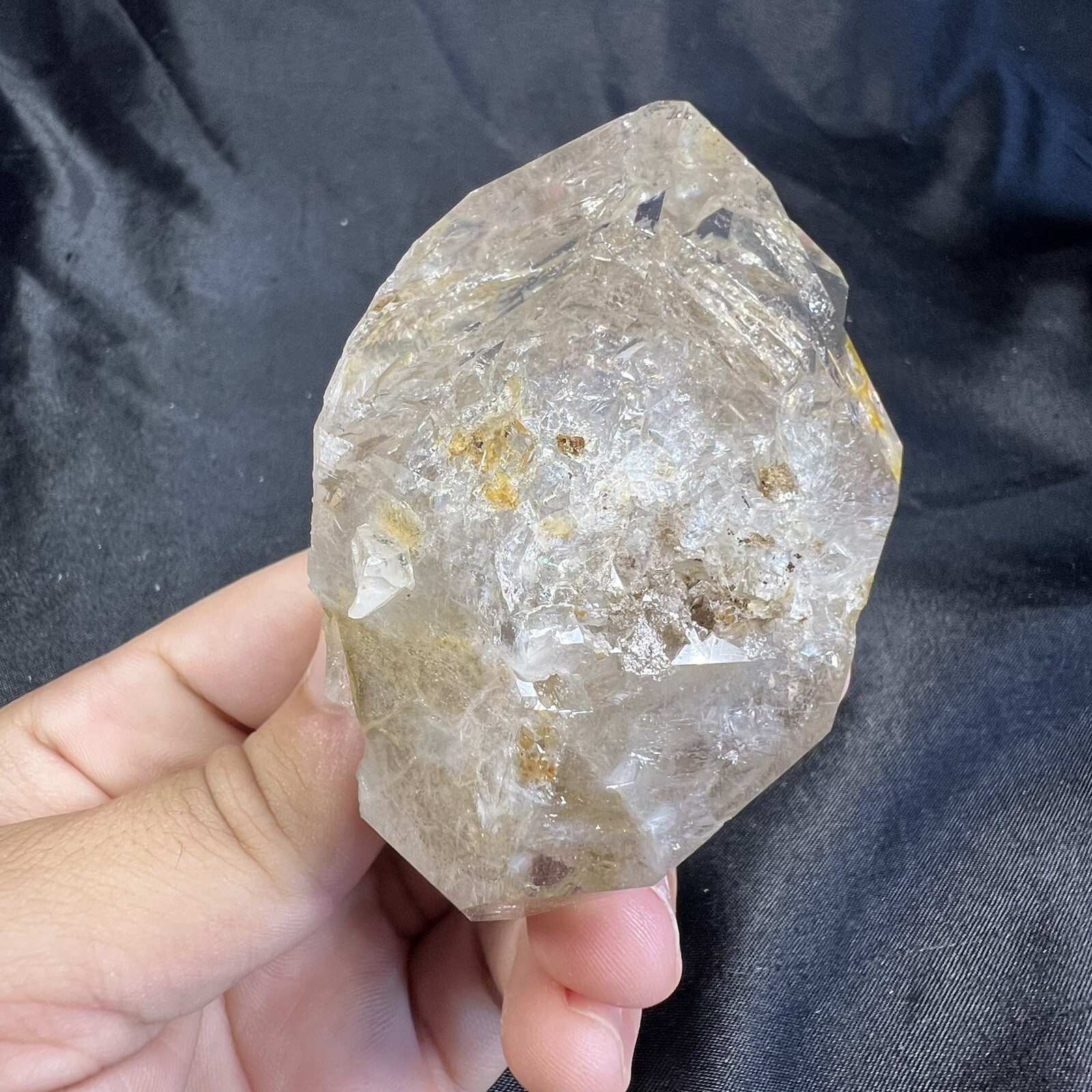 Herkimer Diamond Quartz Crystal Point / from New York