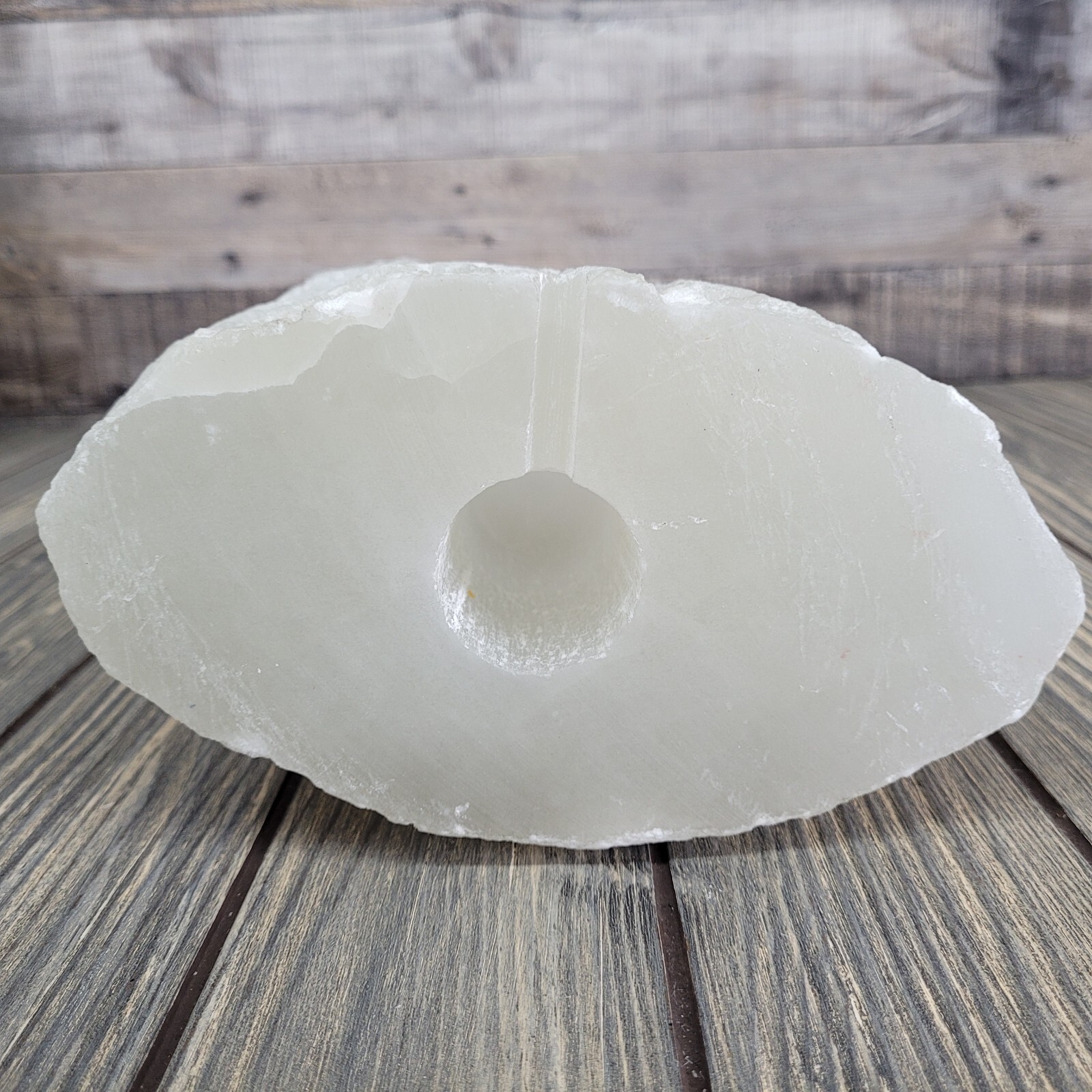 15lb Selenite Lamp XXL Triple Skyscraper 12″ Satin Spar Crystal Tower w/ Dimmer