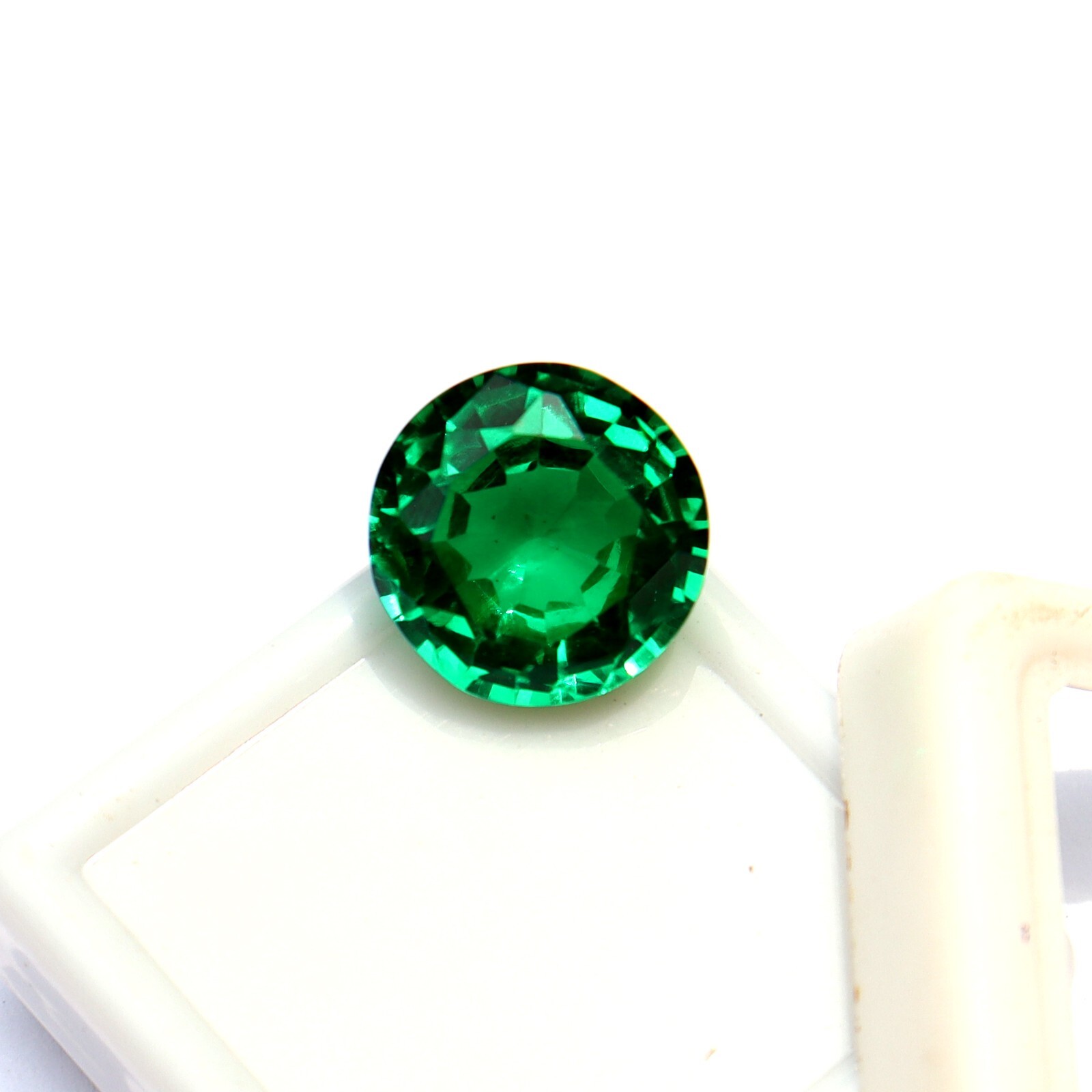 10.50 Ct Natural Tsavorite Green Garnet Round Cut CERTIFIED Loose Gemstone