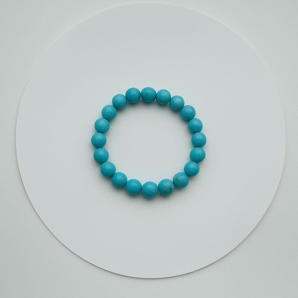 Natural Turquoise Bracelet – Protection & Communication Crystal Jewelry
