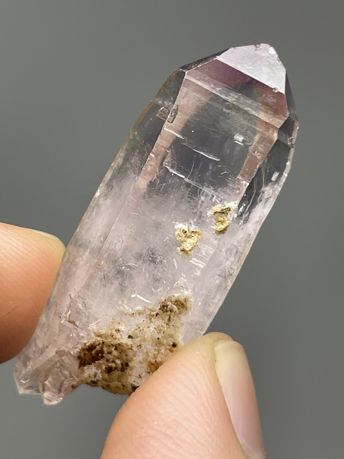 7.0g High Grade Vera Cruz Amethyst Wand Point Mexico L4