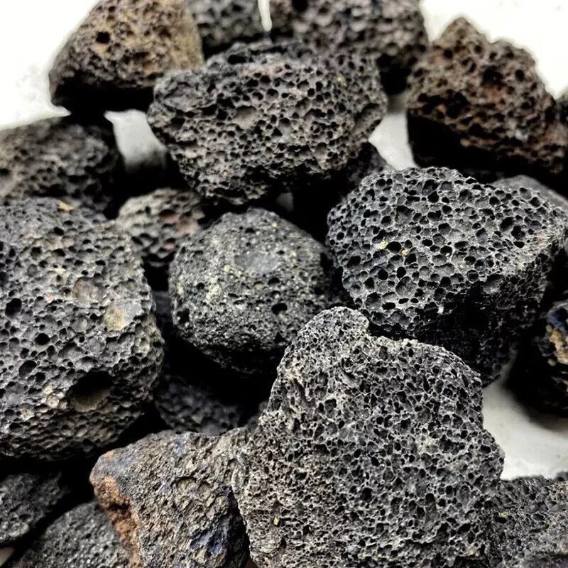 NEWFIND Raw Lava Stone Rough Volcanic Stone Energy Gemstone Home Decor Gifts