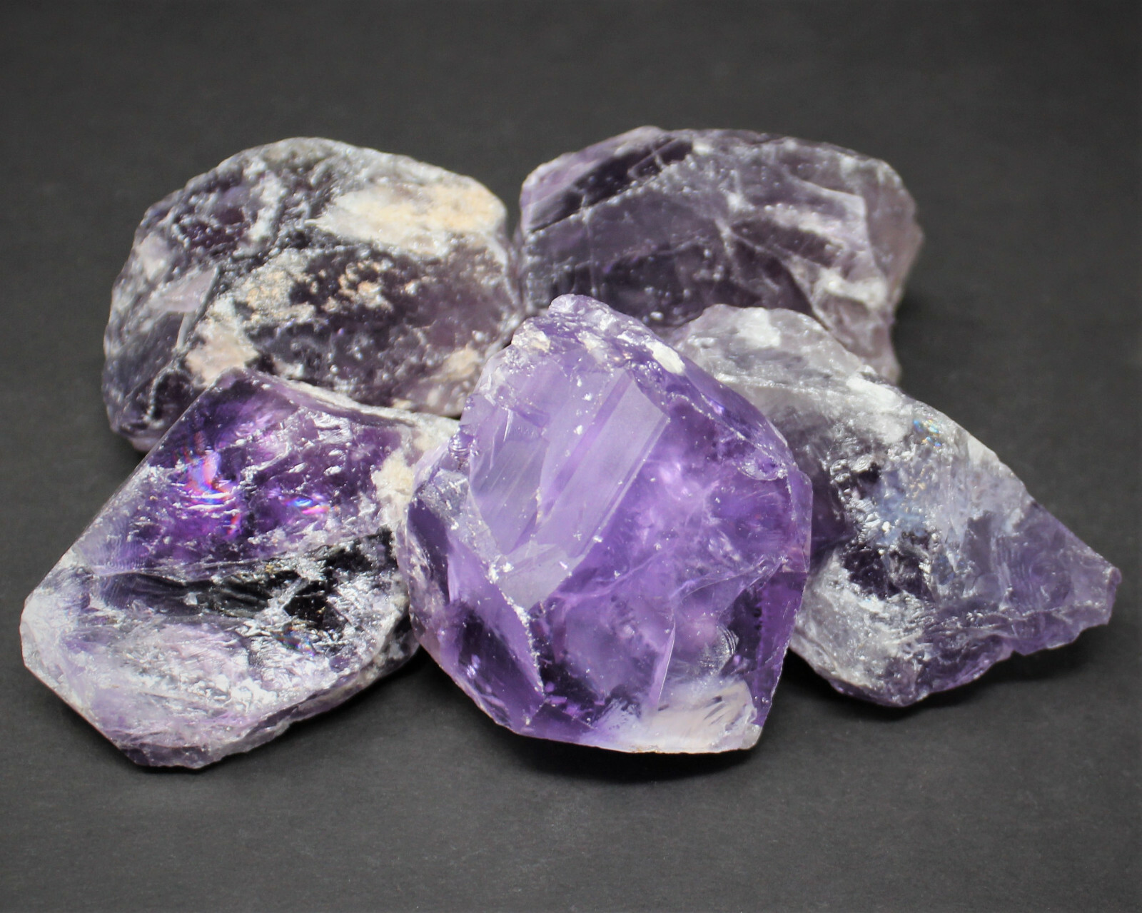 LARGE Rough Amethyst Natural Rough Chunk, 2″ – 3″ (Raw Amethyst, JUMBO)