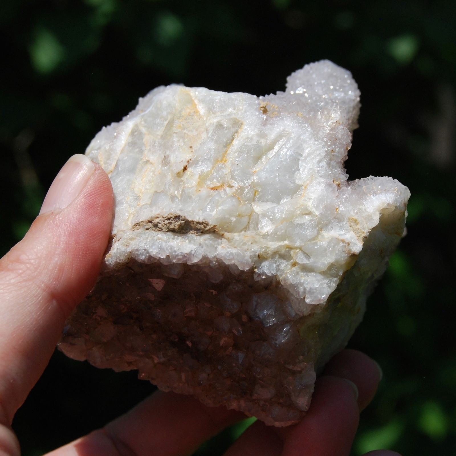 3in 394g Large Trigonic Record Keeper Ametrine Spirit Quartz Crystal Cluster, So