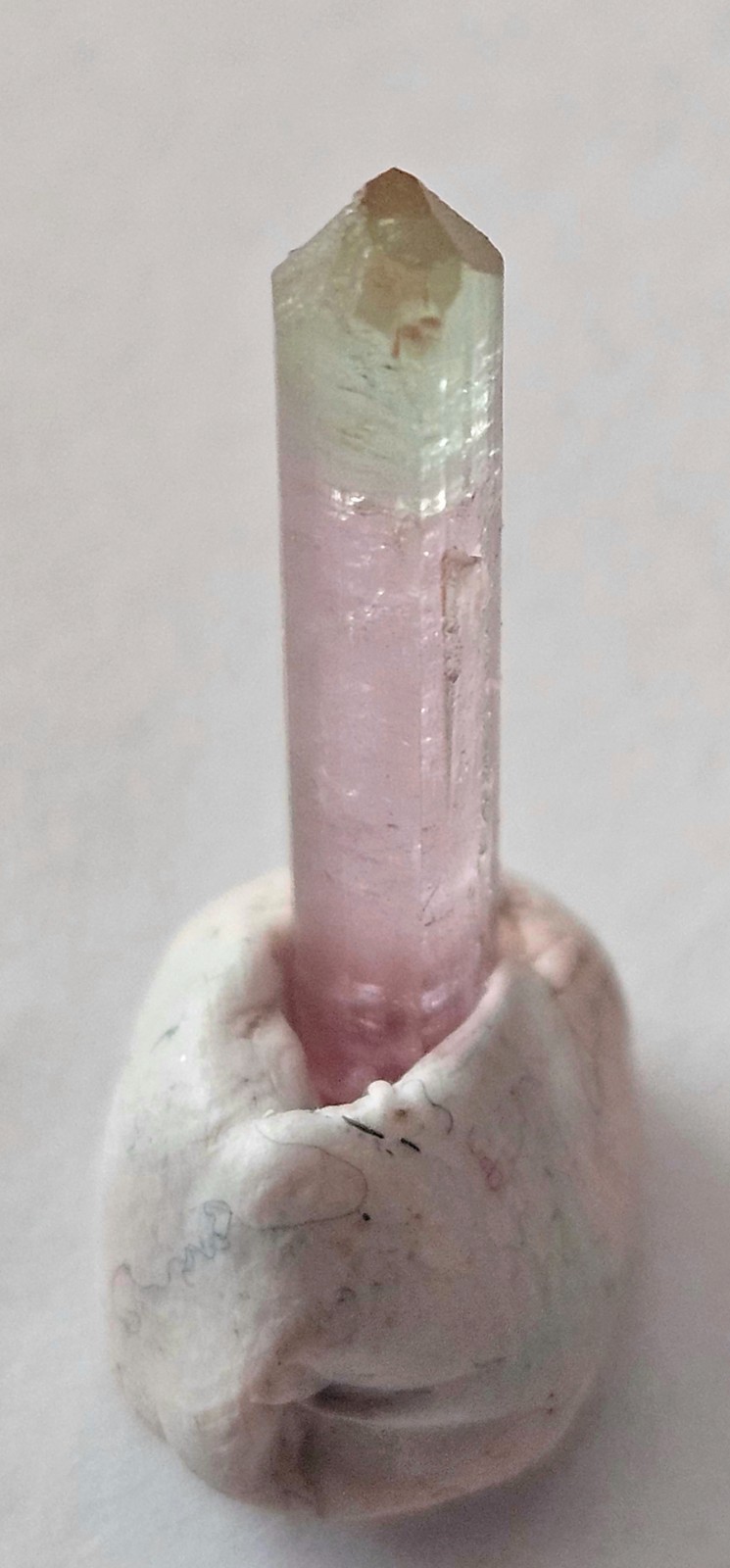 2 tone Tourmaline, Cryo-Genie Mine, San Diego, USA
