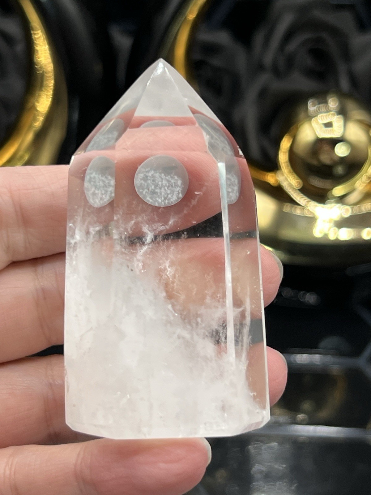 Natural Clear Quartz Polished Points From Brazil Free ship & Gift