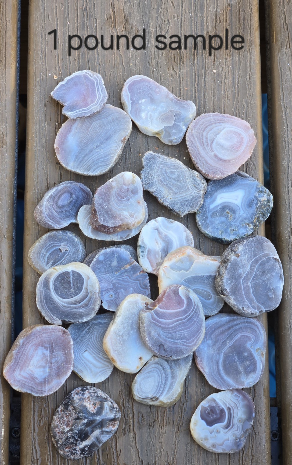 Botswana Agate rough 1-2″ A+ pound lbs tumbling lapidary banding wholesale bulk