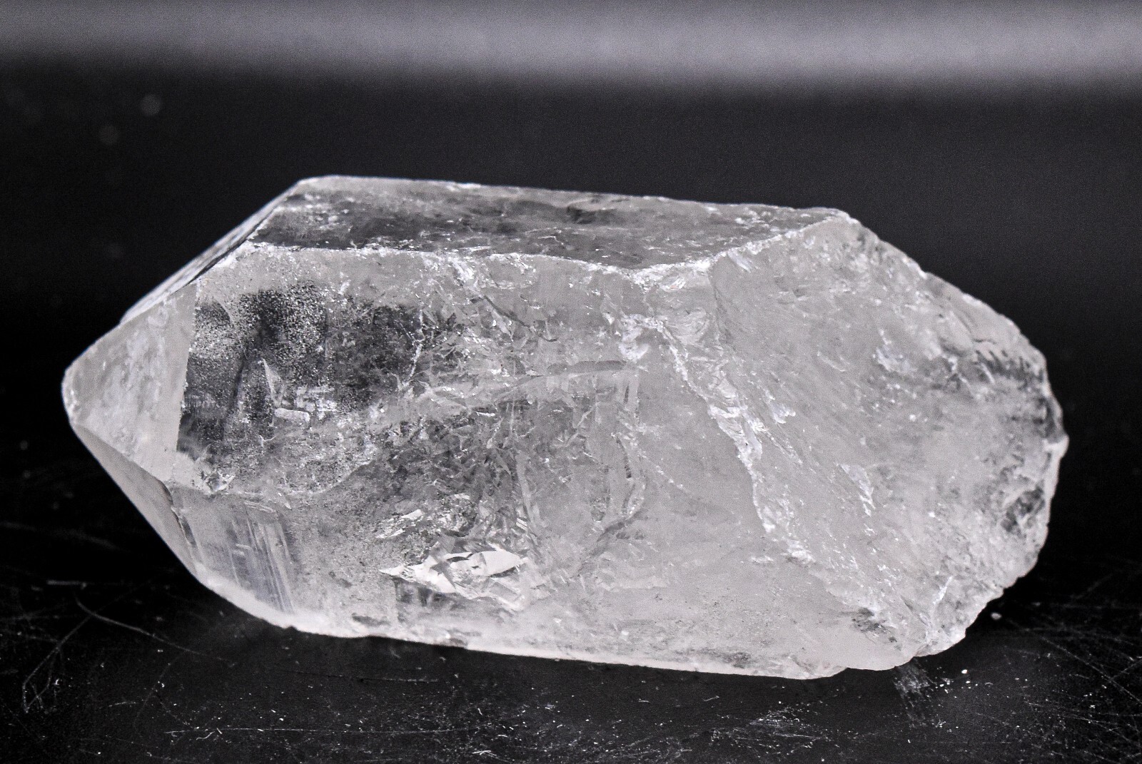 3.4″ Clear Quartz Rough Point Cluster Natural Gemstone Crystal Mineral – Brazil