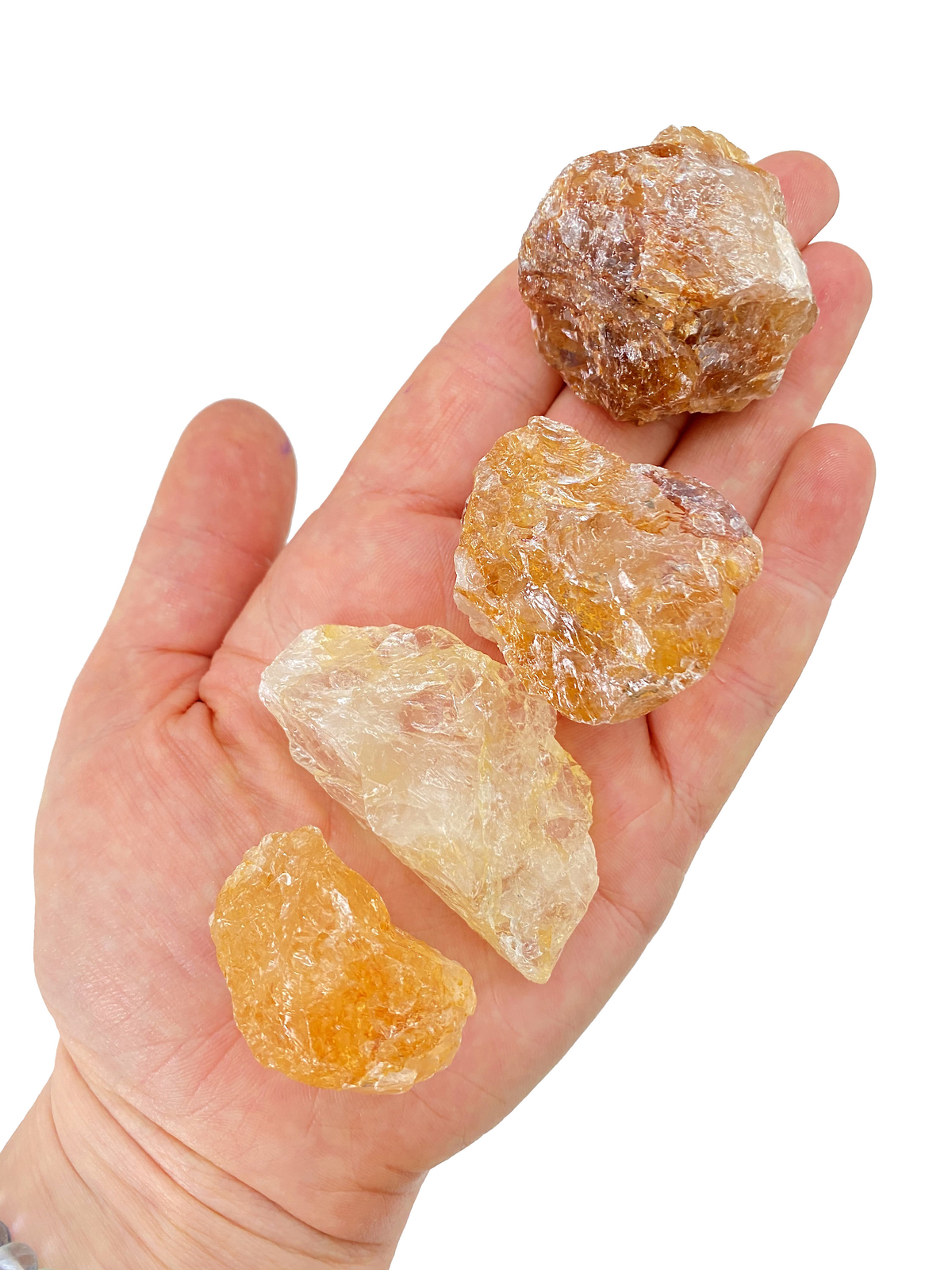 Raw Golden Healer Quartz Crystal, Natural Golden Healer Quartz from Brazil