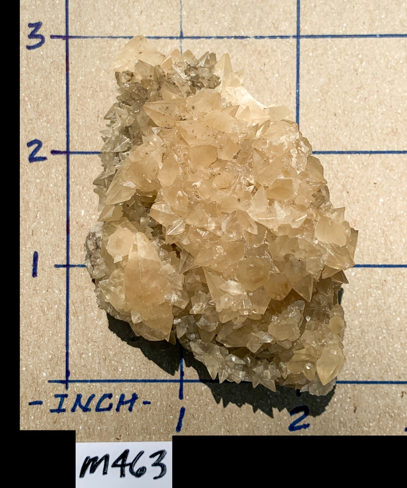 ☆ 2-1/2 x 2 Inch – CALCITE Crystal Cluster ☆ Pugh Quarry Ohio ☆463